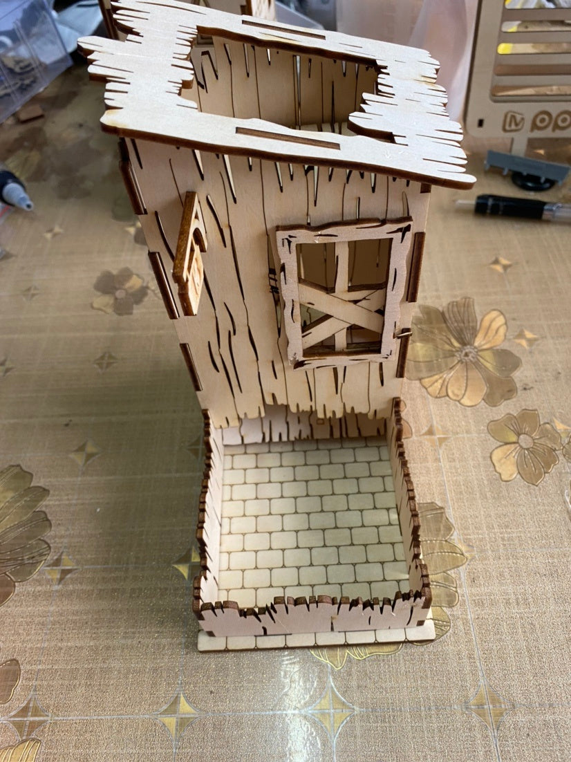 Dice Tower Broken House Castle